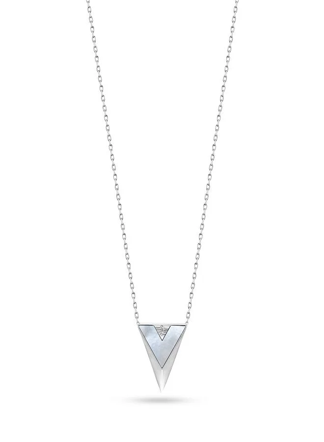 بوليس Stainless Steel necklace For Women in SilverPEJLN2212401