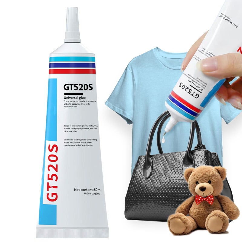 4oz Leather Glue Adhesive, Clear Waterproof Glue for Purses, Car Seats, Fabrics, Vinyl, and Sofas, Strong Adhesive for Leathercraft and Upholstery, Durable and Versatile (60ml) - Image 1