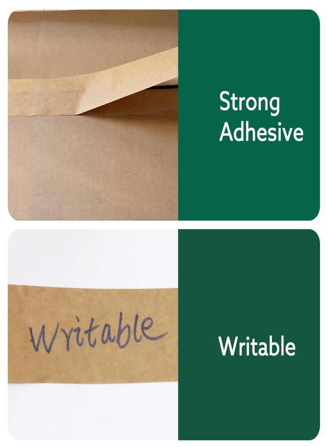 EFOK 6 Rolls Brown Packing Tape 2 Inch Bulk, 2025 Upgrade Kraft Paper Packaging Tape, 2 Inch x 55 Yards, Cardboard Shipping for Packing Boxes, Tear by Hand for Express Parcels & Office Use - Image 5