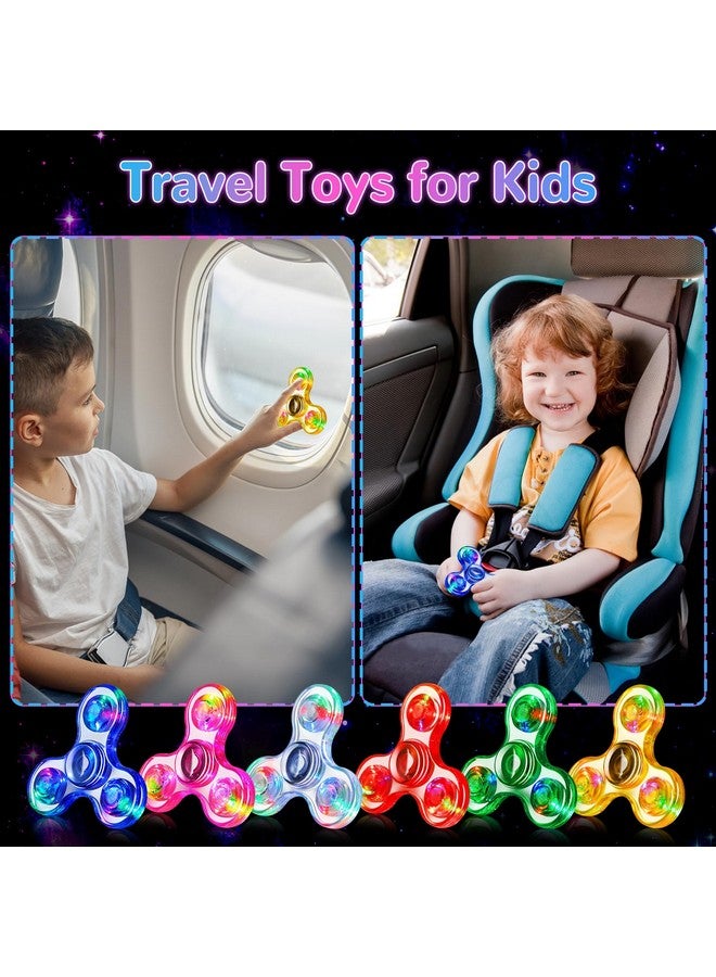 GIGILLI Fidget Spinner For Kids Adults, Christmas Stocking Stuffers Light Up Sensory Fidget Toys, Glow In The Dark Fidget Spinners For Boys Girls, Adhd Hand Fidget Spinner, Birthday Gifts For Kids - Image 4