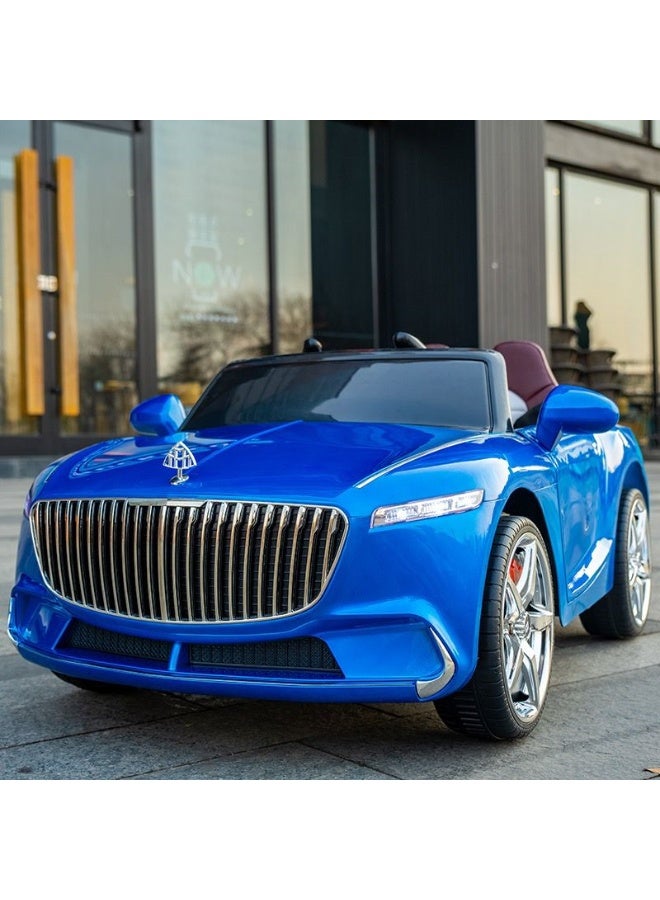 سيارة كهربائية للأطفال الكبار للركوب - دراجة رباعية جديدة للأطفال من عمر 1 إلى 6 سنوات - ألعاب ركوب كهربائية (أزرق) - Image 3