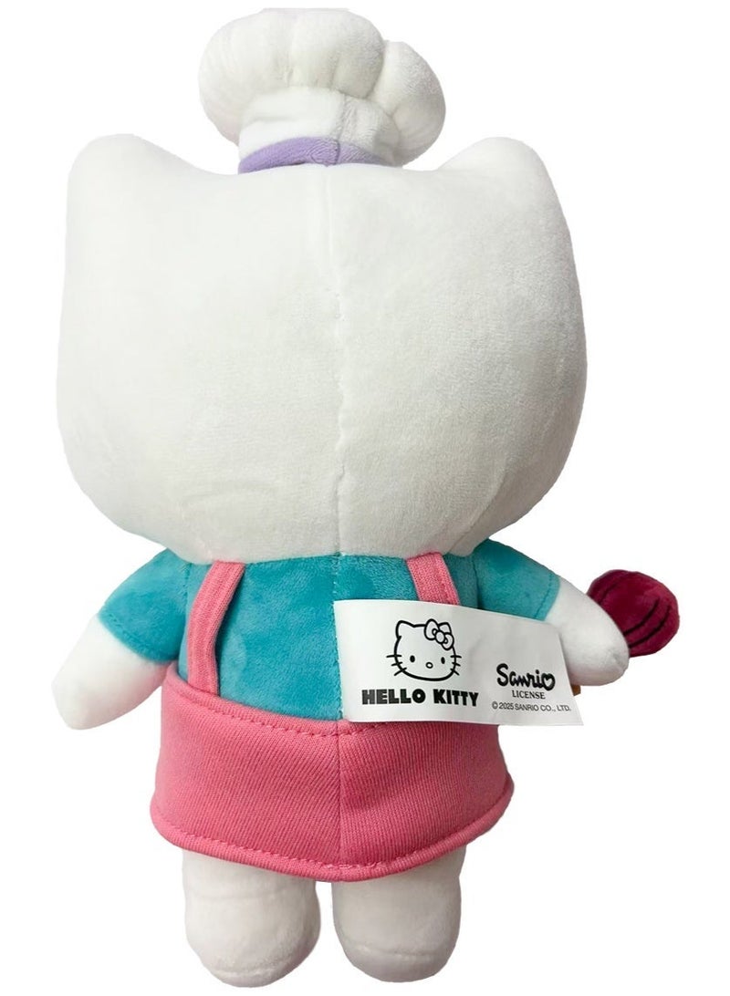 Hello Kitty Career Plush 25cm – Soft Collectible Stuffed Toy in Career Outfit, Cute Cuddly Gift for Kids and Hello Kitty Fans - Candy Maker - Image 2