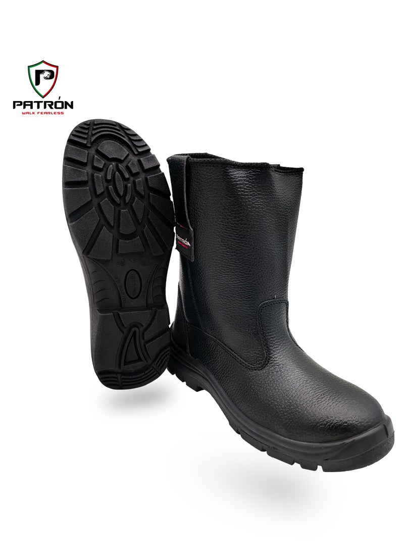 Patron RIGGER | O6799, Water, Heat And Resistant With Anti Slip Breathable Leather Industrial Safety Shoe For Man - Image 2