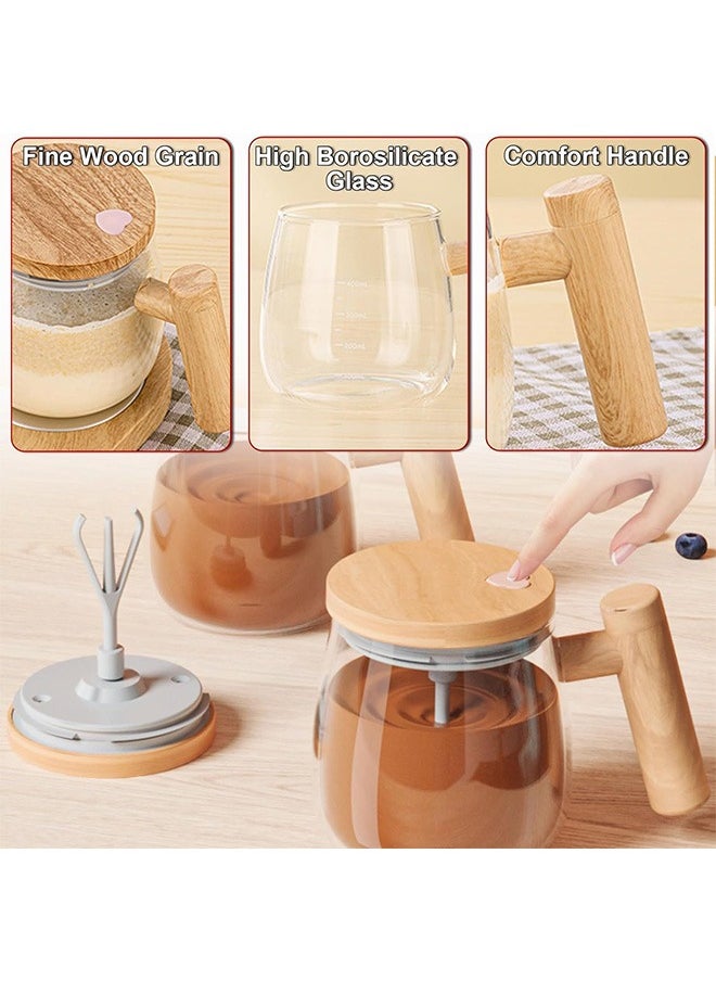 Self Stirring Coffee Mug with Lid,400ML Electric Mixing Cup Self Stirring Coffee Mug High Borosilicate Glass Mixing Coffee Mug Rotating Home Office Stirring Cup Suitable for Coffee/Milk/Protein Powder - pzsku/ZA162081CF06D5053A1D7Z/45/_/1720169254/5c1e58a7-99f9-4833-852e-2aa11b6caa51
