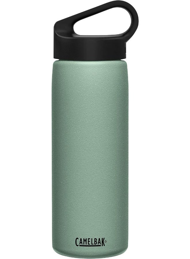 CAMELBAK زجاجة كاملباك كاري كاب - معزولة بالفراغ من الفولاذ المقاوم للصدأ - سهلة الحمل، 20 أونصة، موس - Image 1