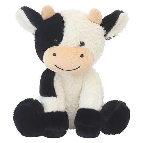 BSVOME 9 inches Cow Stuffed Animal Soft Plush Cute Cow Doll for Boys Girls - Image 1