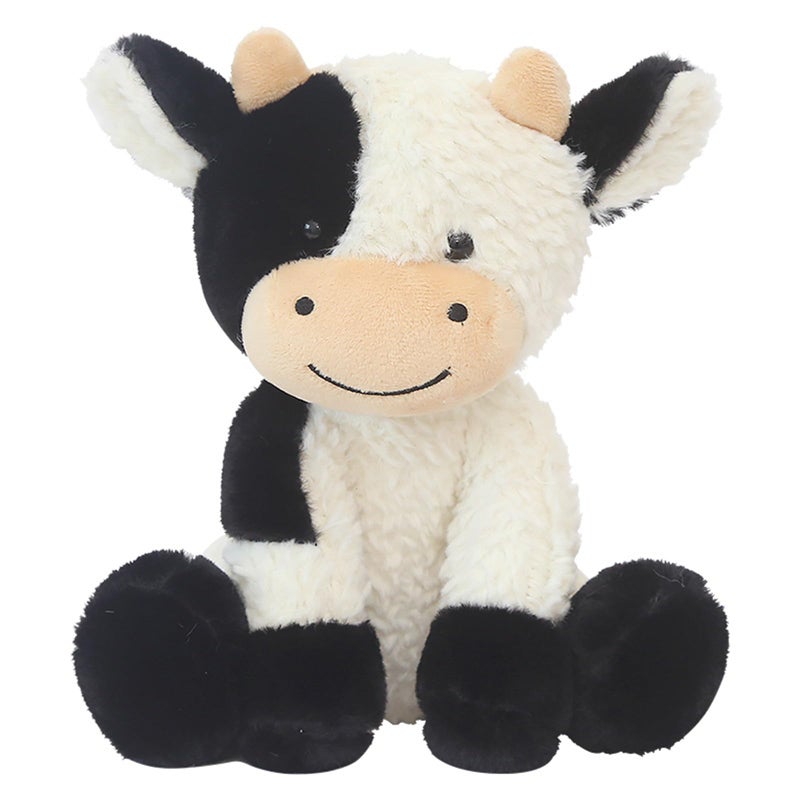 BSVOME 9 inches Cow Stuffed Animal Soft Plush Cute Cow Doll for Boys Girls - Image 2