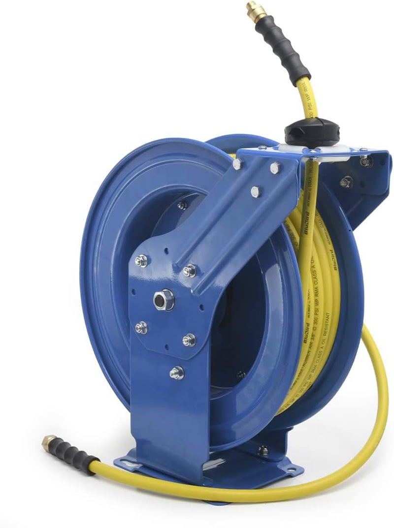 BluBird BluBird  Air Hose Reel Os Hd DualArm Retractable 38 X 50 OSRDA3850 - Image 1