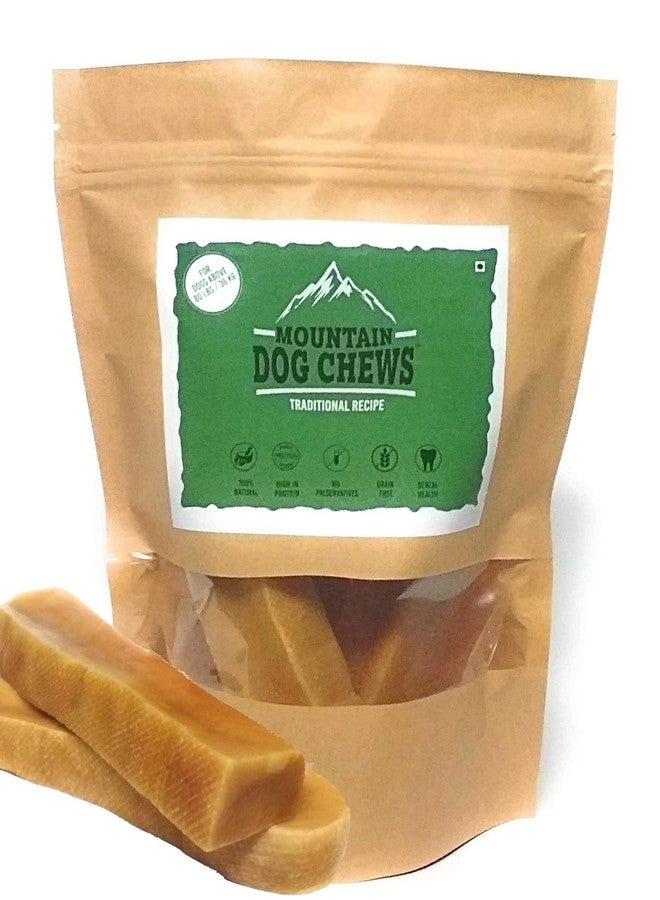Chewers Mountain Dog Chew, Natural Himalayan Yak Milk Churpi Long Lasting High Protein Low Fat Dog Treat for Adult & Giant Breed Dogs, 200 GMS - Image 1