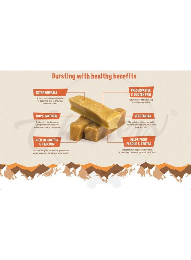 Chewers Mountain Dog Chew, Natural Himalayan Yak Milk Churpi Long Lasting High Protein Low Fat Dog Treat for Adult & Giant Breed Dogs, 200 GMS - Image 2