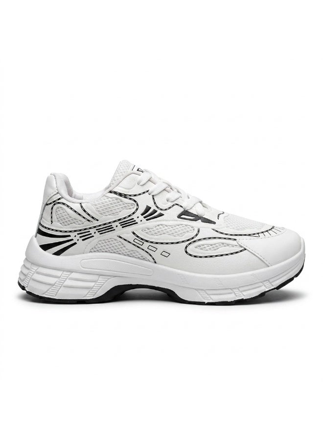 Vbranda A luxurious, eye-catching, and stylish sneaker-L-18-WHITE - Image 2