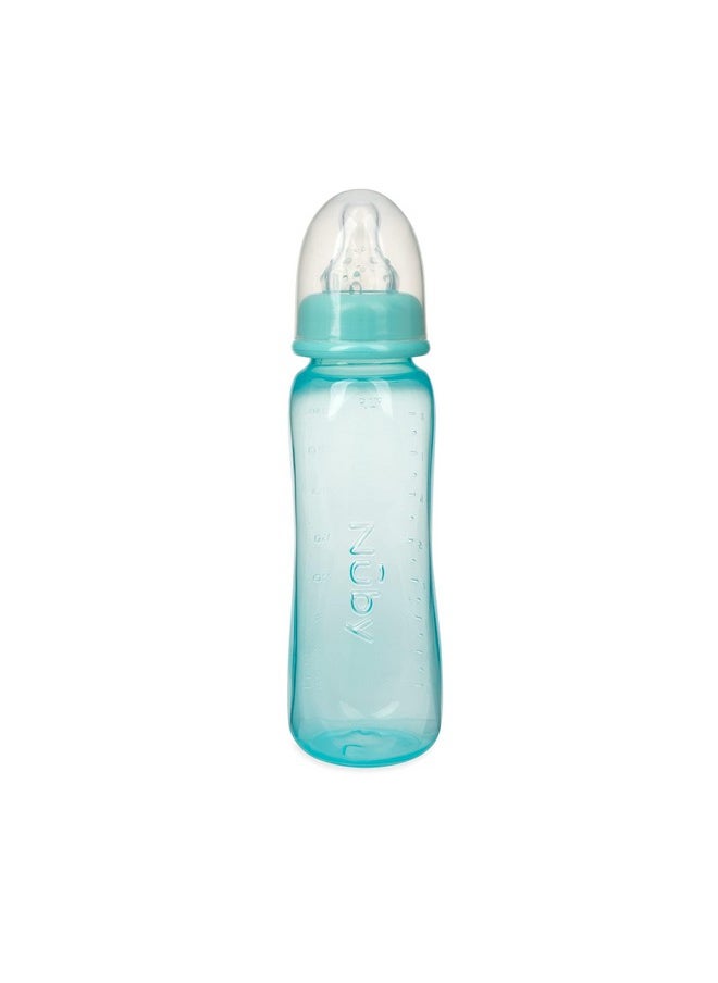 Nuby Nuby Standard Neck Tinted Bottle, 8oz, 3+ Months, Single Pack of 1, Colors May Vary  - Image 3