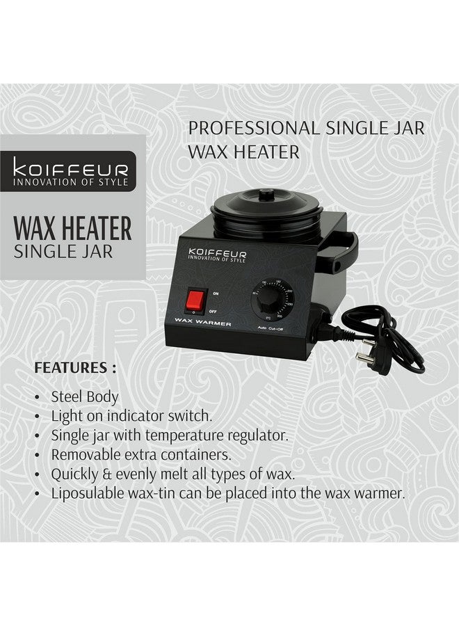 Koiffeur Wax Heater Warmers Singel Bowl With Temperature control & Automatic Cut Off For Liposoluable, Beans, Peraffin & Sugar Wax - Image 4