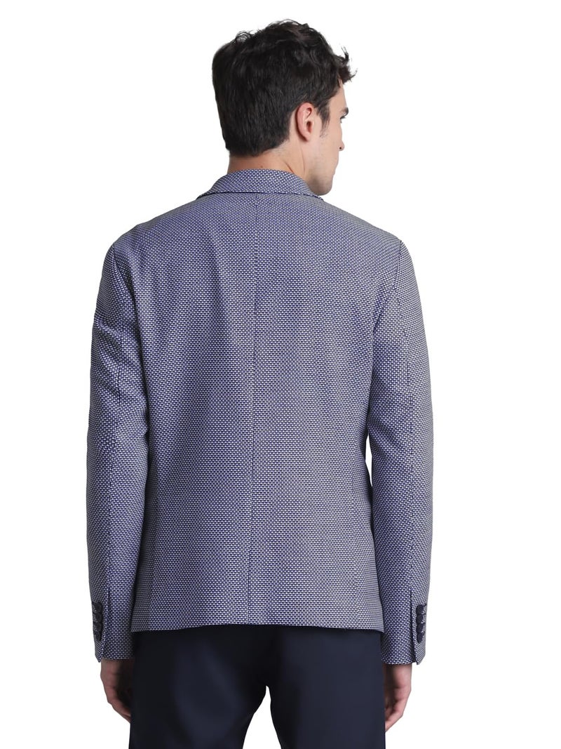 Jack & Jones Mens Blue Slim Fit Formal Blazer - Image 4