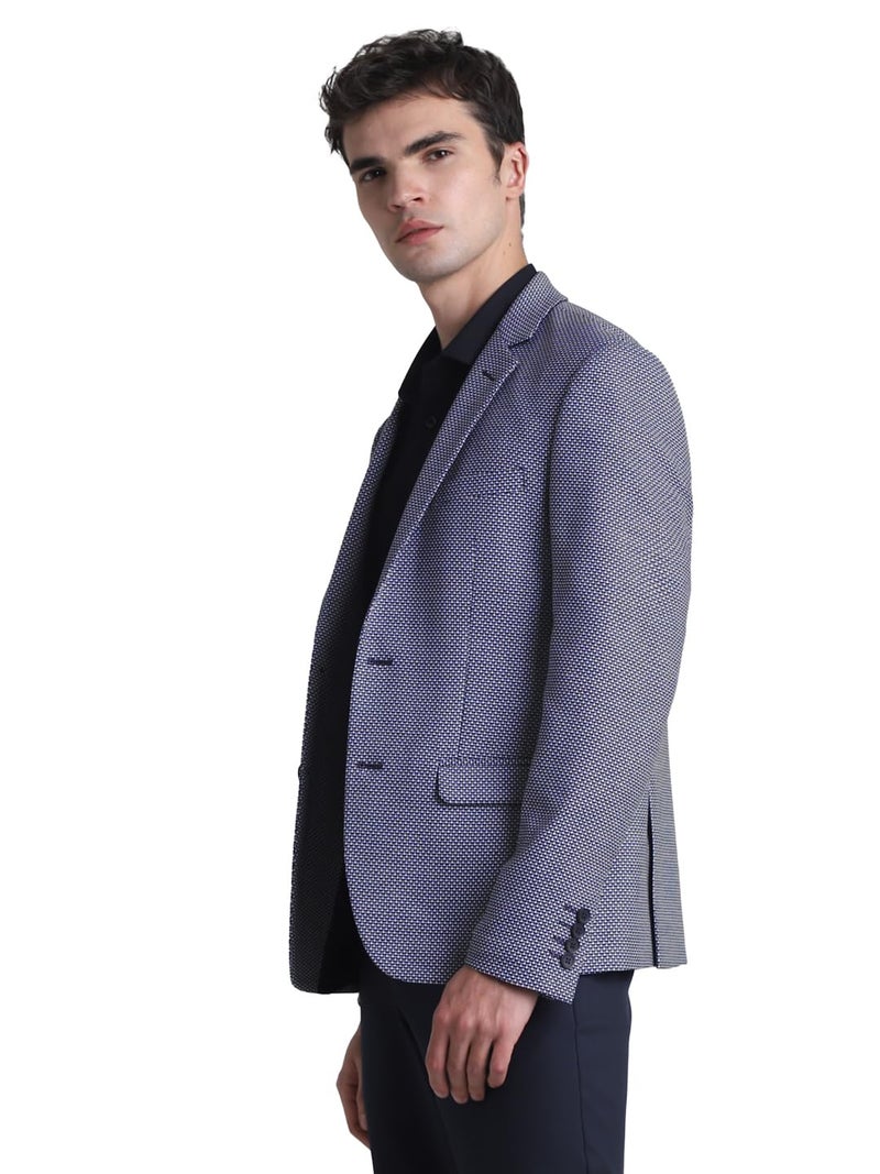 Jack & Jones Mens Blue Slim Fit Formal Blazer - Image 3