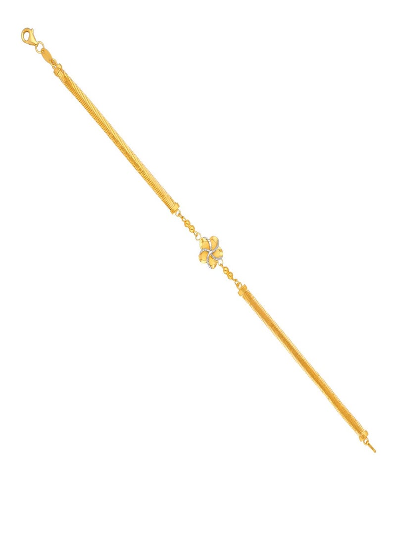 Malabar Gold and Diamonds 22 KT 916 Purity Gold Bracelet LABR603T75  - Image 2