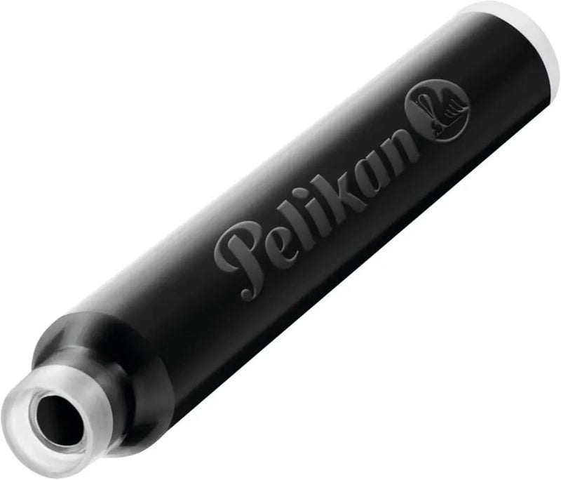 Pelikan 4001 TP/6 Ink Cartridges for Fountain Pens, Brilliant Black, 0.8ml, 6-Pcs Pack (301218) - Image 2