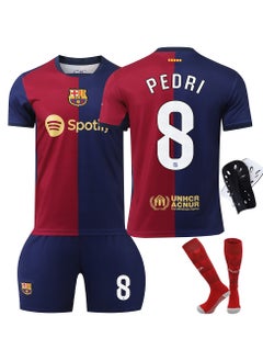 2024 European Cup Barcelona Football Jersey Four-piece Set No. 8