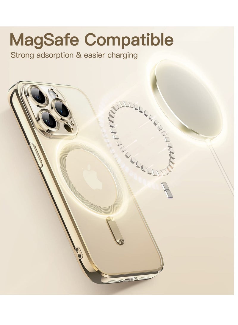 BORTONY iPhone 14 Pro Max Case Compatible with Magsafe Magnetic Wireless Charging Camera Lens Protector Anti-Scratch Slim Electroplated Cover for Apple iPhone 14 Pro Max - Image 4