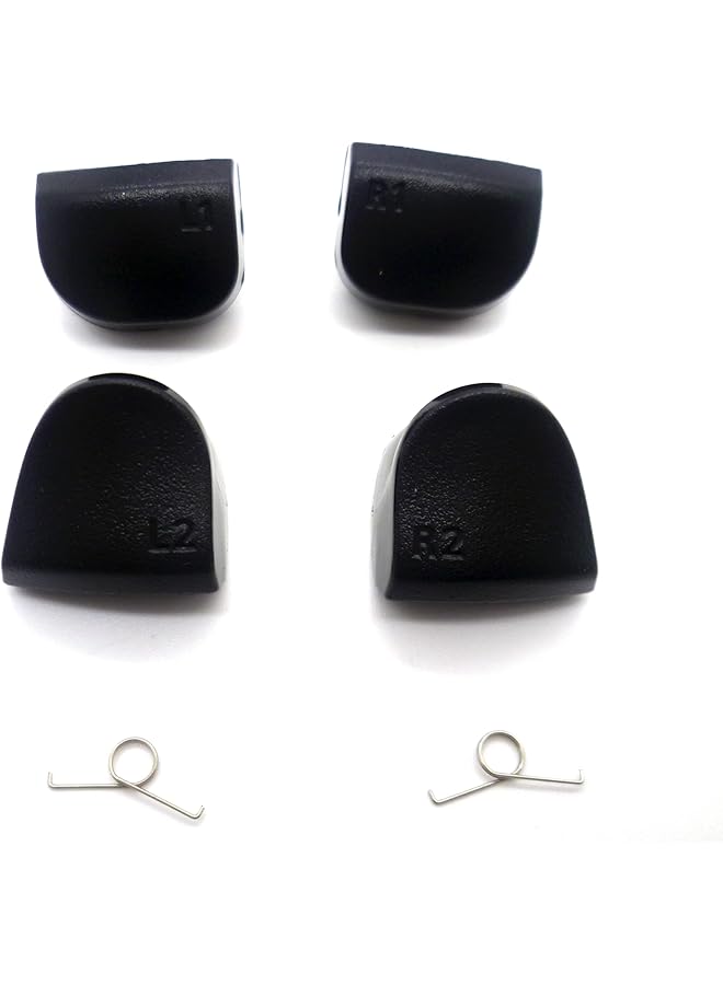 مجموعة أزرار الكتف ونوابض الزناد L1 R1 L2 R2 البديلة متوافقة مع وحدة تحكم سوني بلاي ستيشن 5 PS5 (قطعة واحدة) - Image 1