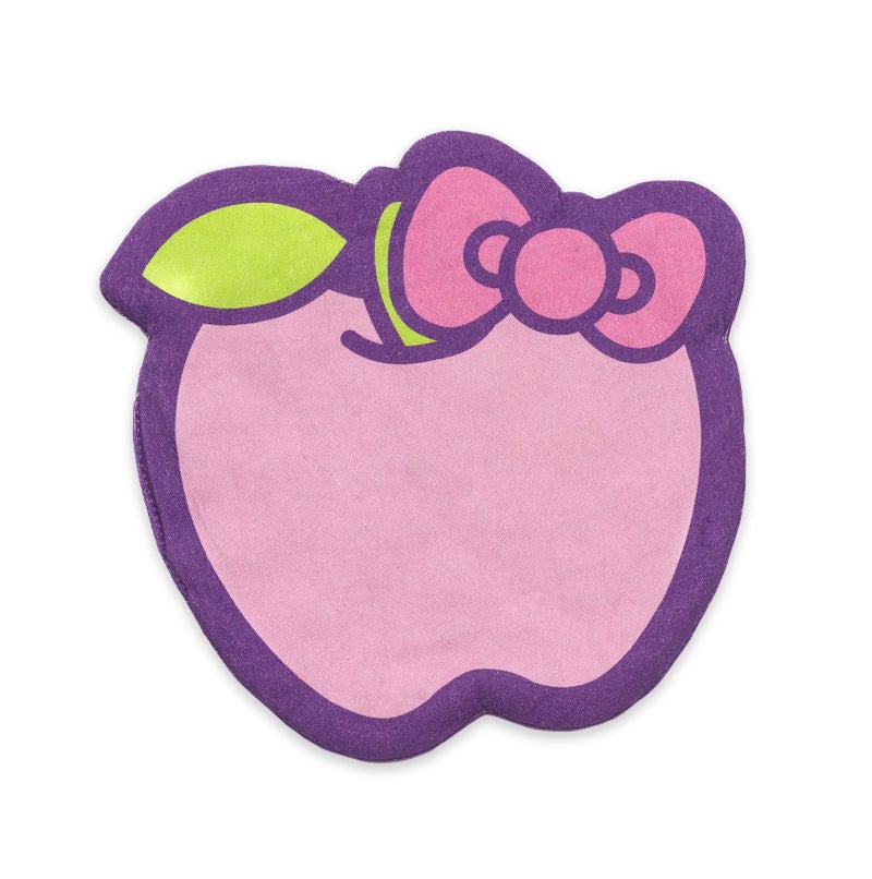 Handstand Kitchen Hello Kitty and Friends Snack Shop Print Cotton Kitchen Towel and Apple Shaped Potholder Set - Image 3