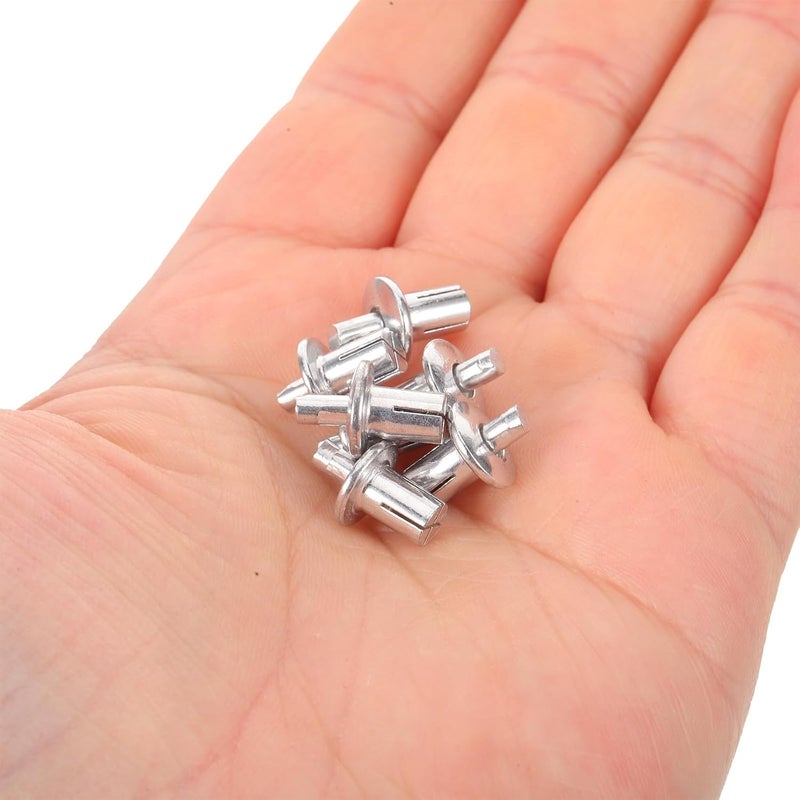 Aluminum Drive Rivets High Strength Knock Type Rivet Fasteners and 200pcs with Rounded and Countersunk Heads for Industrial Needs Architectural Decoration - Image 3