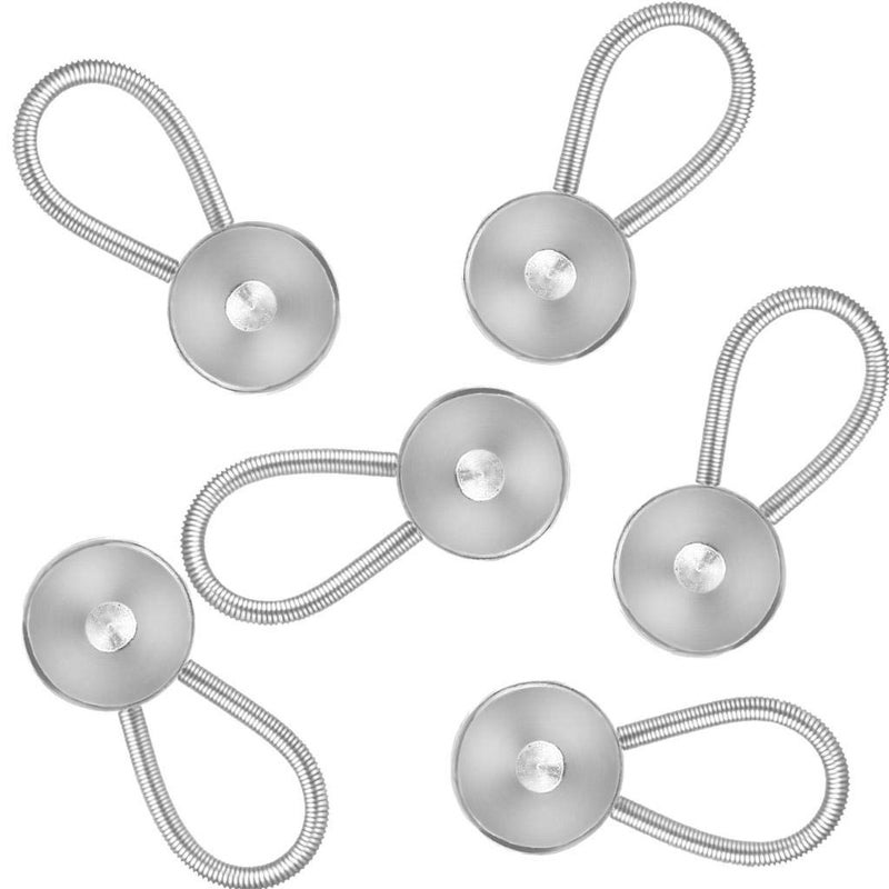 Johnson Smith Johnson & Smith Collar Extenders/Neck Extender/Wonder Button for 1/2 Size Expansion of Men Dress Shirts, 5 +1 Pack, 3/8" - Image 2