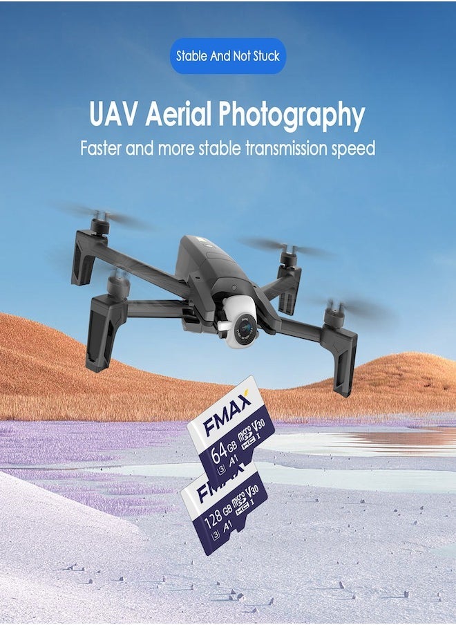 FMAX 64GB Micro SDXC Memory Card Durable design and high read speed to meet the needs of professional users with 95MB/s read speed - Image 3