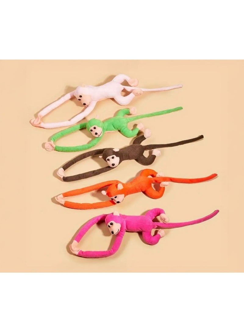 BEYTOR 3 Pcs Hanging Monkey Plush Toys for Kids with Light & Sound | Soft Stuffed Animal Monkey for Play & Room Decor | Assorted Colors - Image 3