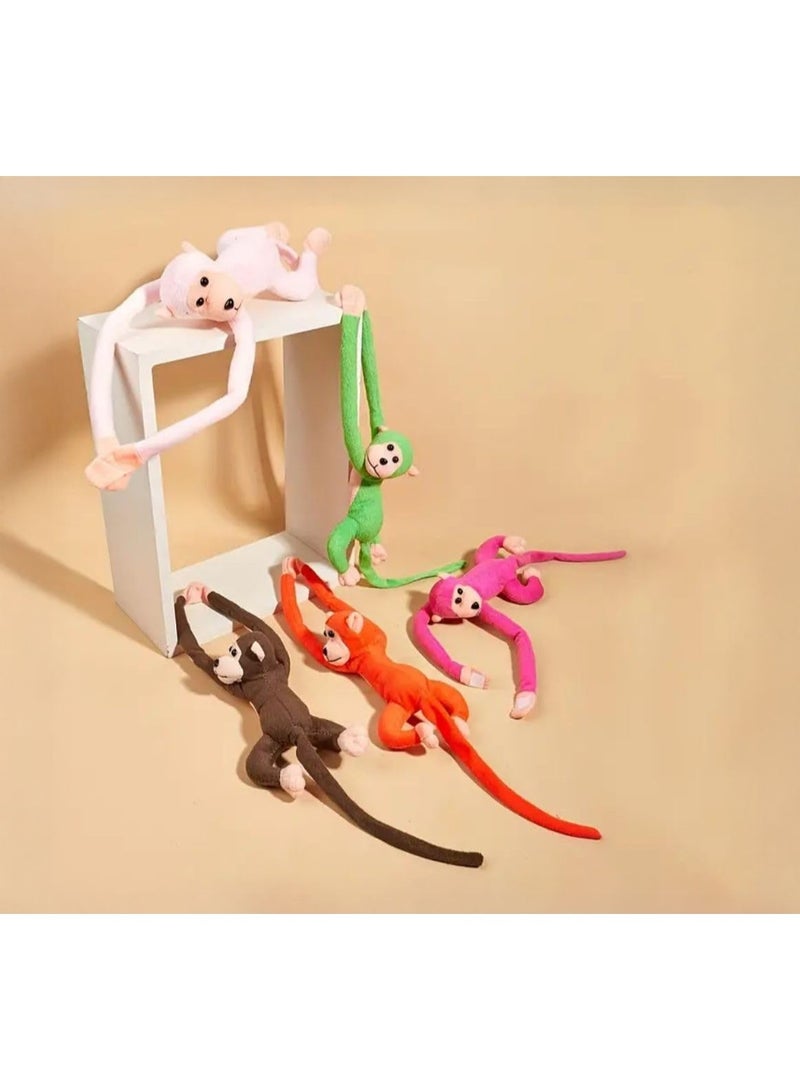 BEYTOR 3 Pcs Hanging Monkey Plush Toys for Kids with Light & Sound | Soft Stuffed Animal Monkey for Play & Room Decor | Assorted Colors - Image 5