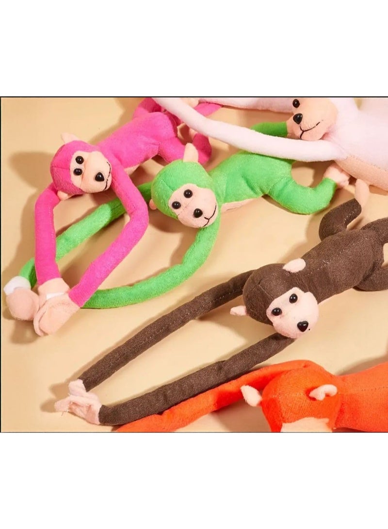 BEYTOR 3 Pcs Hanging Monkey Plush Toys for Kids with Light & Sound | Soft Stuffed Animal Monkey for Play & Room Decor | Assorted Colors - Image 4