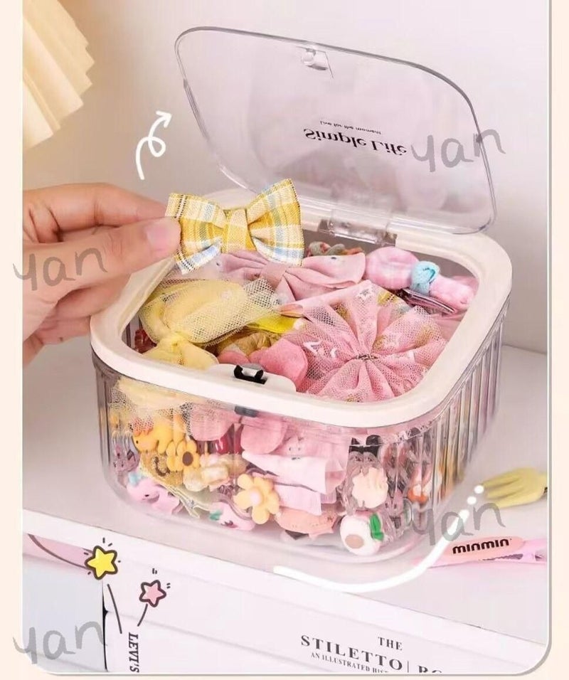 صندوق تخزين بلاستيكي شفاف من ABS 15x15x8.5 سم - Image 4