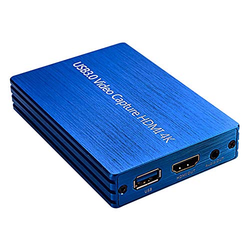 Microware 4K HDMI Video Capture Device Capture Card Box USB3.0 HD 1080p Drive-Free Game Broadcast with Microphone - Image 1