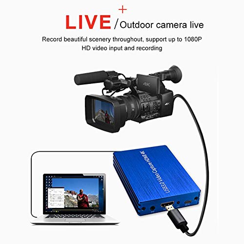 Microware 4K HDMI Video Capture Device Capture Card Box USB3.0 HD 1080p Drive-Free Game Broadcast with Microphone - Image 5