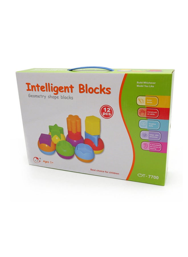 أم تي "شكل مطابقة مربع مرصع مرقع كاتربيلر مقطورة الكرتون الحيوان الرباط طفل صغير-عمر 3 سنوات لعبة تعليمية" - Image 1