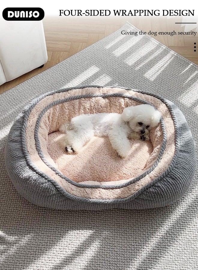 DUNISO Dog Bed, Non-Slip Pet Sofa Lounger Puppy Couch Removable Machine Washable Cover Cushion Big Cat Kennel Cot, Medium Large Adult Dogs Kitten Sleeping Mattress - Image 5