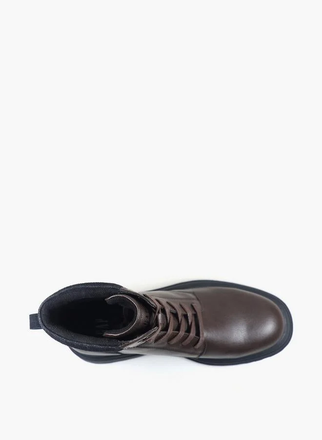 Gap BROWN Men Marshall Lace-Up Ankle Boots for Men | Best Price UAE
