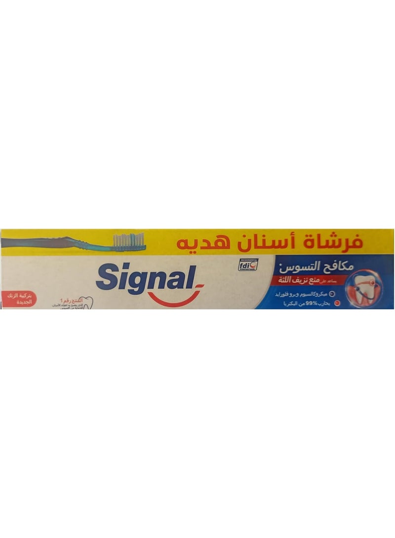 Signal Cavity Fighter Toothpaste 50ML + Signal Toothbrush Free