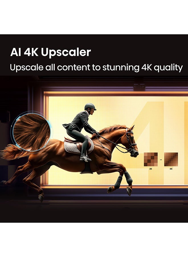 Hisense 65E6S 65-Inch 4K UHD Smart TV with AI 4K Upscaler, Dolby Vision, AI Smooth Motion, Bluetooth, HDMI, Wi-Fi, USB, DTS Virtual:X, Eye Care Mode (2026 Model) 65E6S black - Image 4