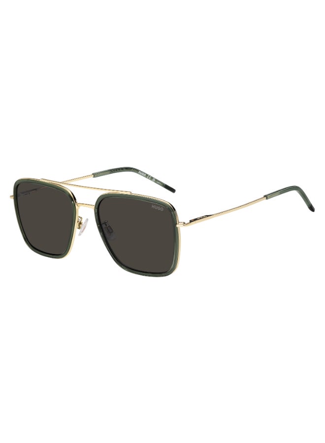 HUGO HG 1404/G/S Sunglasses Green Rectangular - Image 1