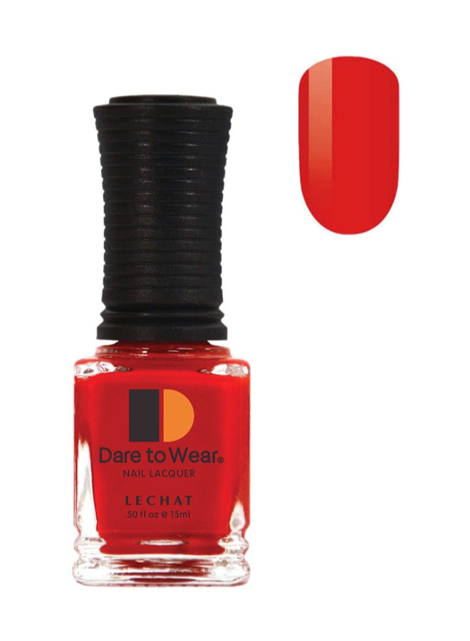 Lechat Nail Polish Super Shine Long Wear Lacquer Quick Drying Nail Color Resists Chips Fading Lasts Up To 3 Weeks Precise Application In One Stroke Nail Paint  Cherry Cosmo Dw01