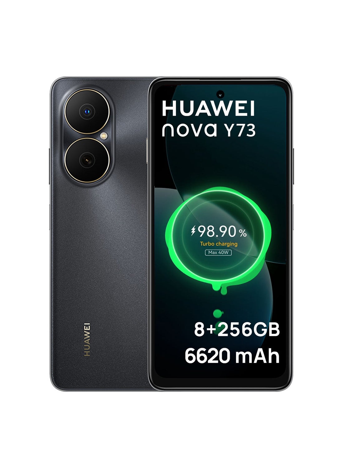 HUAWEI Nova Y73 Dual SIM Black 8GB RAM 256GB 4G - Middle East Version