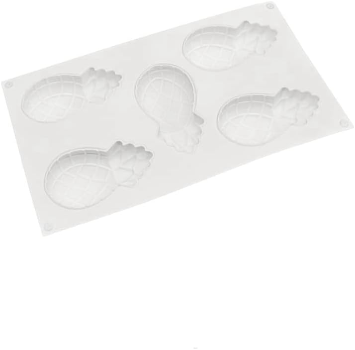mostsom Silicone Mold Dessert Silicone Cake Mold For Baking Fondant Mould Fruit Shape Sugar Candy Jelly Bakeware Chocolates Mould (Pineapple G_11.68x6.84x1.48 inch) - Image 3