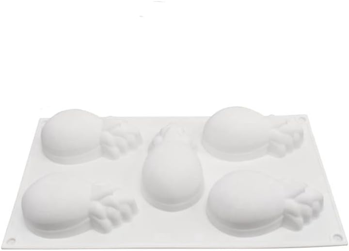 mostsom Silicone Mold Dessert Silicone Cake Mold For Baking Fondant Mould Fruit Shape Sugar Candy Jelly Bakeware Chocolates Mould (Pineapple G_11.68x6.84x1.48 inch) - Image 4