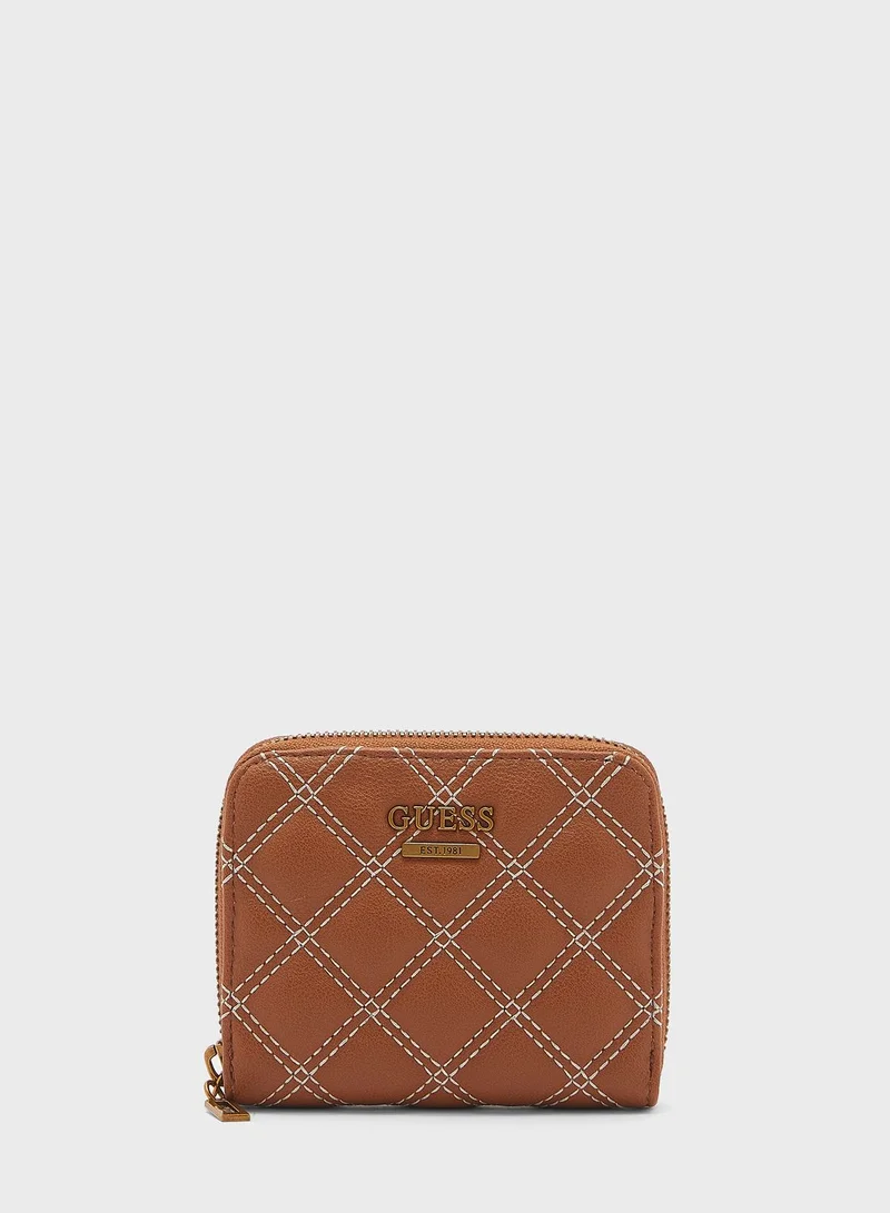 GUESS Cessily Zip Around Purse