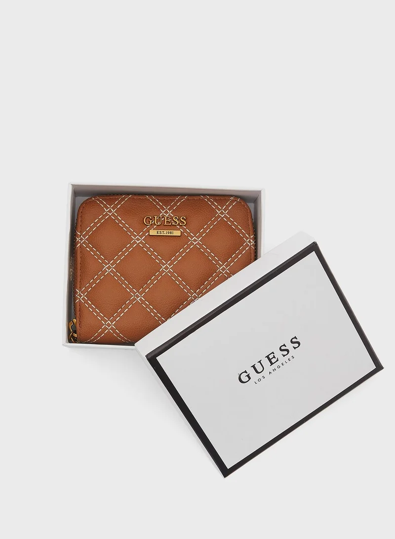 GUESS Cessily Zip Around Purse