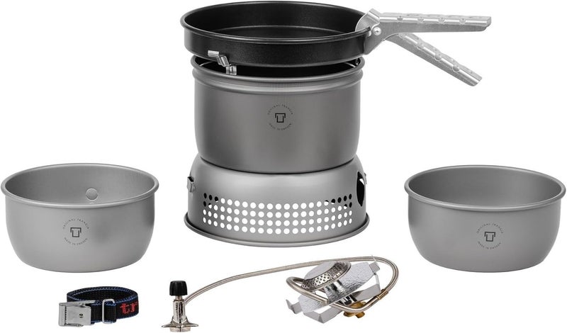Trangia 27-3 Ultralight Hard Anodized Stove Kit with Two Saucepan and Frying Pan - Image 4