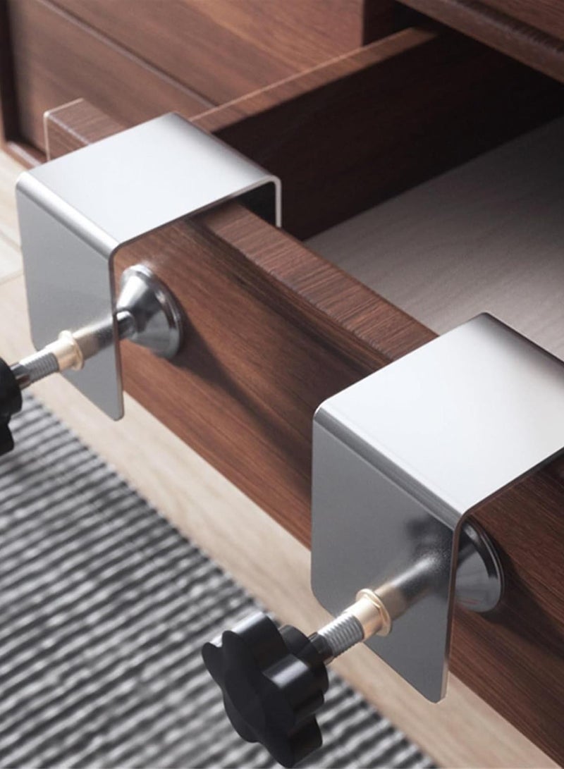 GGOOT C Clamp Drawer Panel Clips Cabinet Tool Home Furniture Accessories Steel Drawer Front Installation Clamps Hardware Woodworking Jig - Image 3