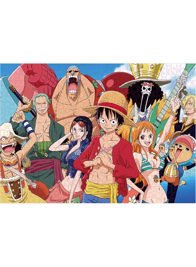 1000 قطعة من أحجية كرتون "وان بيس" البحرية الملونة من الورق - Image 2