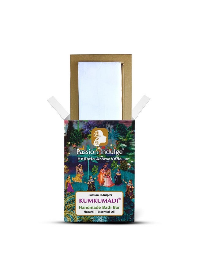 Passion Indulge Kumkumadi Natural Handmade Bath Bar & Kumkumadi Natural Face Mudd Pack For Skin Glow, Shine & Brightness with Saffron, Vetiver Oil and 16 Herbs - Image 2